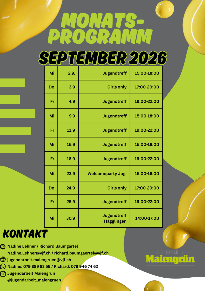 programm September 26