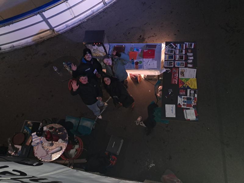 Helfende bei der Eisdisco Wohlen